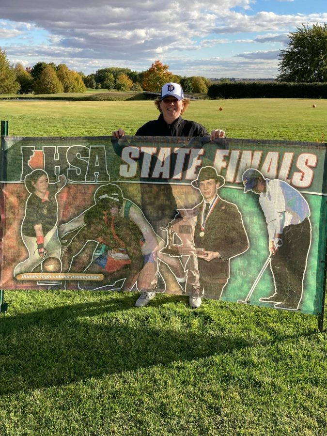 Aidan Williams was the DePaul Prep golf programs first ever State qualifier, placing 71st overall.