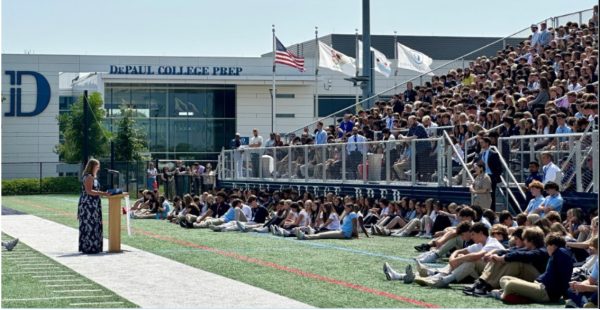 Root Root Root for DePaul: DePaul Prep’s fight song is rooted in history